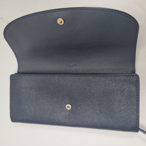 Coach Women's Black Slim Envelope Wallet - Picture 3 of 6